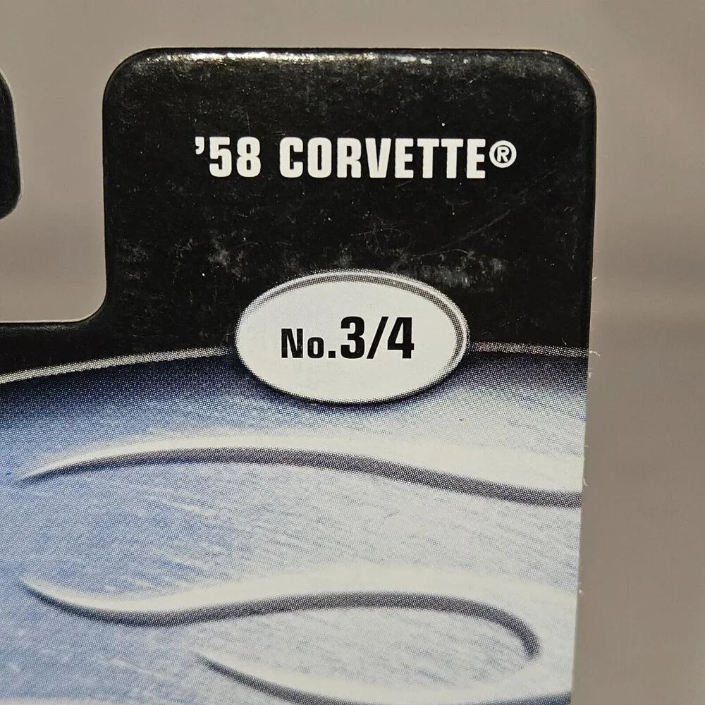 100% Hot Wheels GM Performance Parts Series '58 Corvette #3/4 MINT Yellow (K229)
